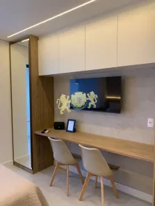 Flat com 1 Quarto para alugar, 25m² no Santo Amaro, São Paulo