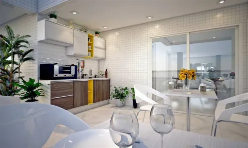 Apartamento com 2 Quartos à venda, 73m² no Maracanã, Praia Grande