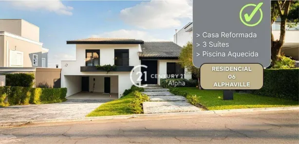 Casa de Condomínio com 3 Quartos à venda, 442m² no Alphaville, Santana de Parnaíba