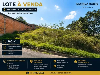 Lote/Terreno à venda, 400m² no , São Joaquim de Bicas