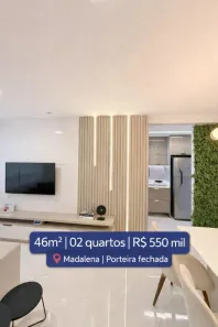 Apartamento com 2 Quartos à venda, 46m² no Madalena, Recife
