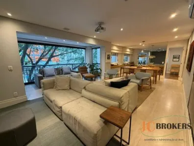 Apartamento com 3 Quartos para alugar, 137m² no Indianópolis, São Paulo