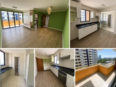 Apartamento com 3 Quartos para alugar, 128m² no São Geraldo, Manaus