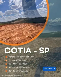 Lote/Terreno à venda, 600m² no Jardim Monte Verde (Caucaia do Alto), Cotia