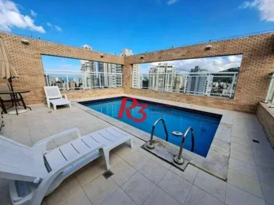 Apartamento com 2 Quartos à venda, 103m² no Gonzaga, Santos