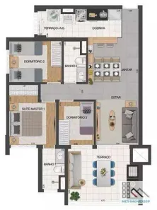 Apartamento com 3 Quartos à venda, 80m² no Vila Santa Catarina, São Paulo