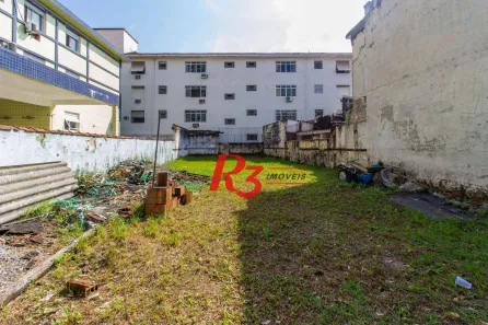 Lote/Terreno à venda, 300m² no Gonzaga, Santos