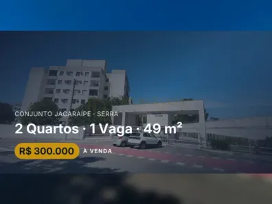 Apartamento com 2 Quartos à venda, 49m² no Conjunto Jacaraípe, Serra