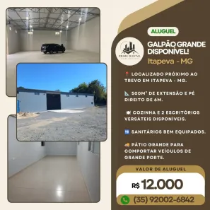 Galpão/Depósito/Armazém para alugar, 500m² no , Itapeva