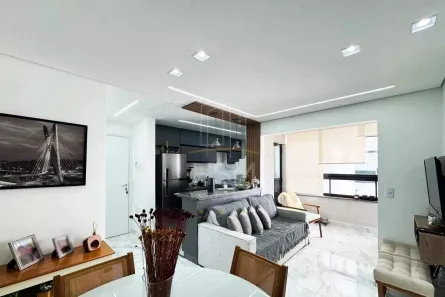 Apartamento com 2 Quartos para alugar, 61m² no Baeta Neves, São Bernardo do Campo