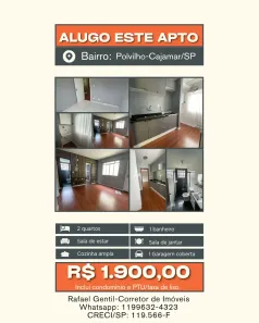 Apartamento com 2 Quartos para alugar, 53m² no Jardins (Polvilho), Cajamar