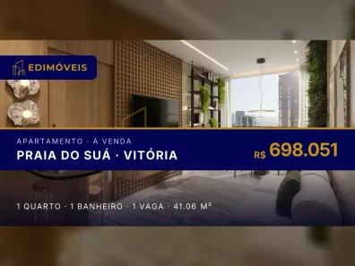 Apartamento com 1 Quarto à venda, 41m² no Praia do Suá, Vitória