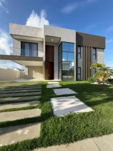 Casa de Condomínio com 4 Quartos à venda, 466m² no Alphaville (Abrantes), Camaçari