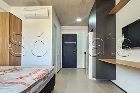 Flat com 1 Quarto para alugar, 27m² no Santo Amaro, São Paulo
