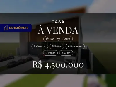 Casa com 5 Quartos à venda, 450m² no Jacuhy, Serra