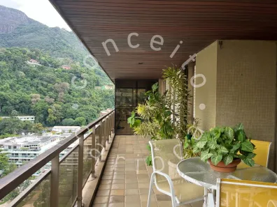 Apartamento com 4 Quartos para alugar, 196m² no São Conrado, Rio de Janeiro