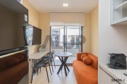 Apartamento com 1 Quarto para alugar, 33m² no Vila Nova Conceição, São Paulo