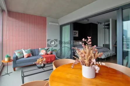 Flat com 1 Quarto para alugar, 45m² no Vila Nova Conceição, São Paulo