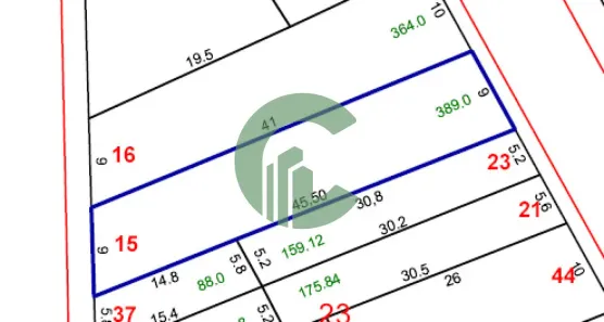 Lote/Terreno à venda, 389m² no Vila Alzira, Santo André