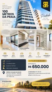 Apartamento com 3 Quartos à venda, 100m² no Piedade, Jaboatão dos Guararapes