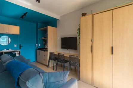 Apartamento com 1 Quarto à venda, 34m² no Santo Amaro, São Paulo
