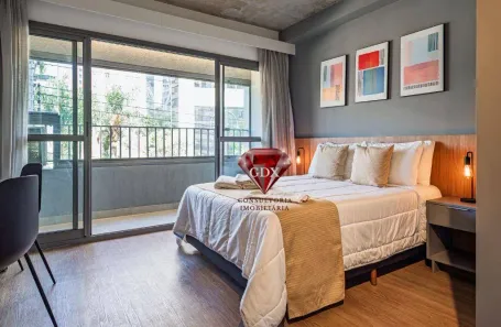 Apartamento com 1 Quarto à venda, 26m² no Indianópolis, São Paulo