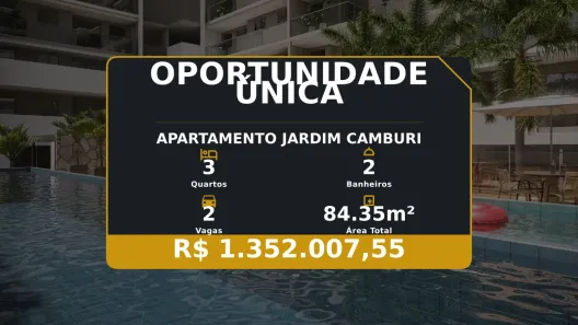 Apartamento com 3 Quartos à venda, 84m² no Jardim Camburi, Vitória