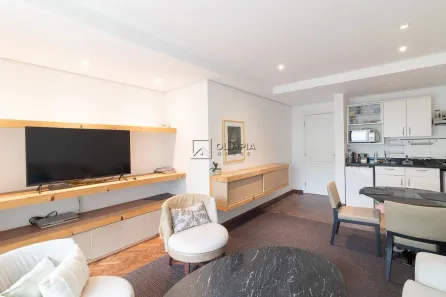 Apartamento com 1 Quarto para alugar, 54m² no Pinheiros, São Paulo
