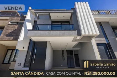 Casa de Condomínio com 3 Quartos à venda, 164m² no Santa Cândida, Curitiba