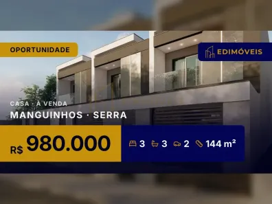 Casa com 3 Quartos à venda, 144m² no Manguinhos, Serra