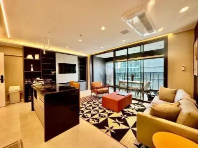 Flat com 1 Quarto para alugar, 77m² no Jardim das Acácias, São Paulo