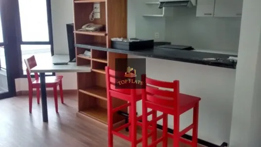Flat com 1 Quarto para alugar, 48m² no Itaim Bibi, São Paulo