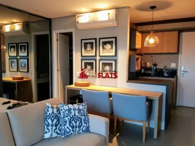 Apartamento com 1 Quarto para alugar, 43m² no Brooklin Paulista, São Paulo