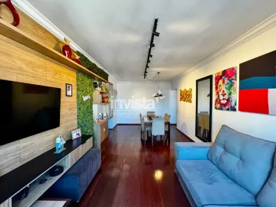 Apartamento com 3 Quartos à venda, 131m² no Gonzaga, Santos