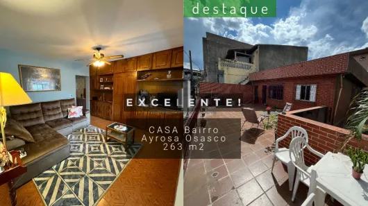 Casa com 4 Quartos à venda, 263m² no Ayrosa, Osasco