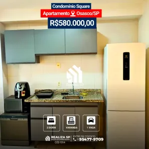 Apartamento com 2 Quartos à venda, 60m² no Jardim das Belezas, Carapicuíba