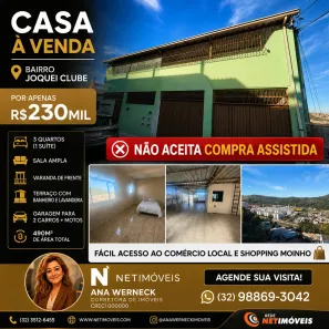 Casa com 3 Quartos à venda, 250m² no Jóquei Clube, Juiz de Fora