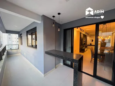 Apartamento com 3 Quartos para alugar, 127m² no Meia Praia, Itapema