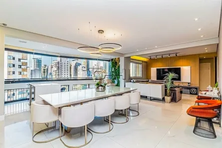 Apartamento com 3 Quartos para alugar, 161m² no Indianópolis, São Paulo