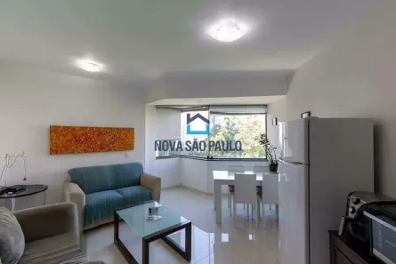 Apartamento com 1 Quarto para alugar, 45m² no Paraíso do Morumbi, São Paulo