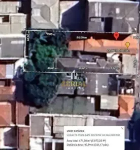 Lote/Terreno à venda, 470m² no Santo Antônio, São Caetano do Sul