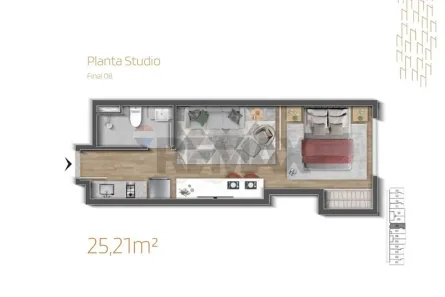 Apartamento com 1 Quarto à venda, 25m² no Ingá, Niterói