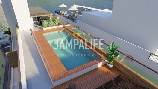 Apartamento com 1 Quarto à venda, 51m² no Cabo Branco, João Pessoa