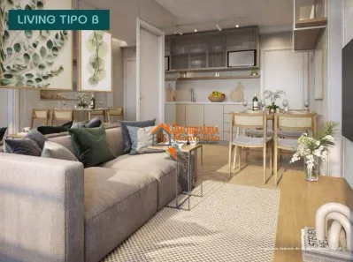 Apartamento com 2 Quartos à venda, 46m² no Itapegica-Vila Hermínia, Guarulhos