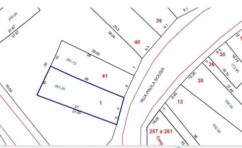Lote/Terreno à venda, 261m² no Vila Guiomar, Santo André