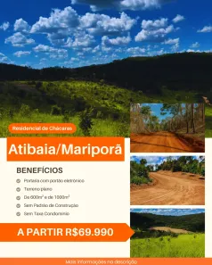 Lote/Terreno à venda, 600m² no Centro, Mairiporã