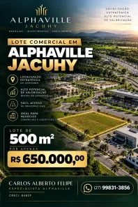 Lote/Terreno à venda, 500m² no Jacuhy, Serra