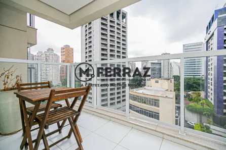 Apartamento com 1 Quarto para venda ou aluguel, 49m² no Jardim Europa, São Paulo