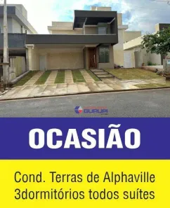 Casa de Condomínio com 3 Quartos à venda, 165m² no Terras Alphaville Mirassol, Mirassol