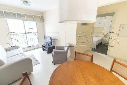 Flat com 1 Quarto para alugar, 49m² no Vila Nova Conceição, São Paulo